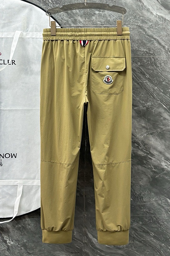 Мужские штаны цвета хаки Moncler Premium