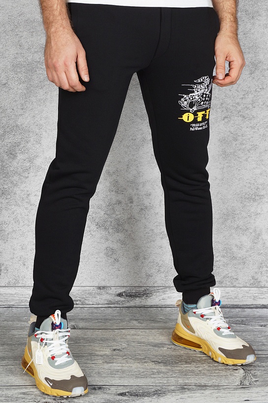 Мужские штаны Off-White Diag Free Spirit - Black