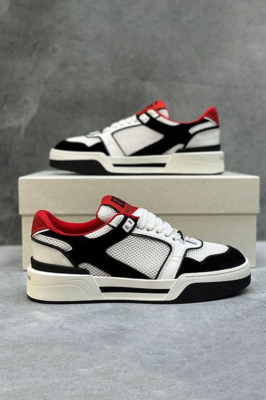 Женские комбинированные кроссовки Dolce&Gabbana New Roma