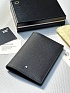 Кожаная обложка для паспорта Montblanc Premium 14x10 см