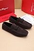Мужские замшевые мокасины Salvatore Ferragamo