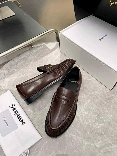 Женские кожаные лоферы Yves Saint Laurent premium    