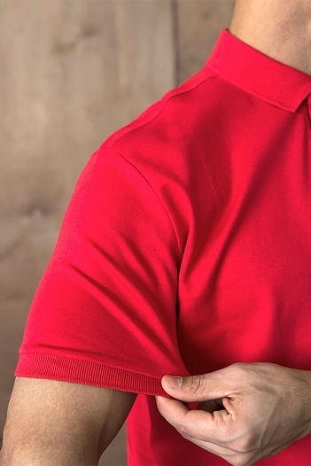 Мужское поло Burberry TB - Red   