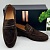 Коричневые замшевые лоферы Zegna