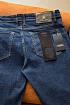 Мужские джинсы тёмно-синего цвета Zegna regular fit