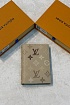 Кожаная обложка для паспорта Louis Vuitton Sand Beige premium 14x10x2.5 см