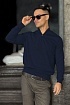 Мужской джемпер Hugo Boss quarter zip - Navy