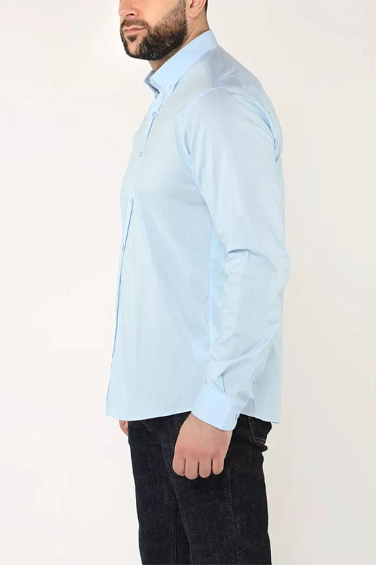 Мужская голубая рубашка Armani Exchange