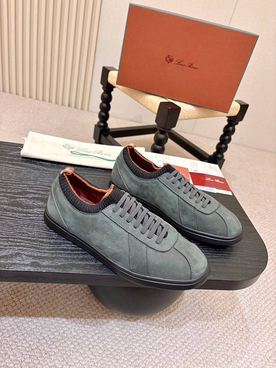 Мужские кроссовки Loro Piana Soho 2.0 Walk - Dark Grey