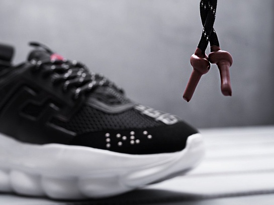 Кроссовки Versace Chain Reaction 2 Chainz - Black / White