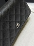 Кожаная сумка Chanel Wallet on Chain premium 19x12x4 см