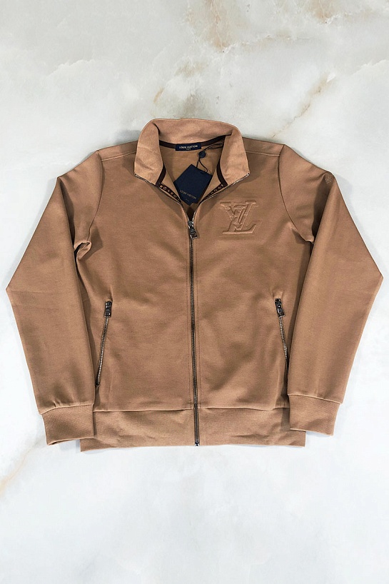 Брендовая кофта Louis Vuitton бежевого цвета