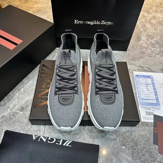 Мужские текстильные кроссовки Ermenegildo Zegna