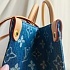 Женская сумка Louis Vuitton tote denim 34x26 см