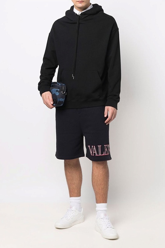 Мужские чёрные шорты Valentino