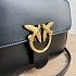 Женская кожаная сумка 22x15 - Black