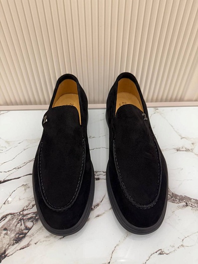 Мужские замшевые лоферы Ermenegildo Zegna   