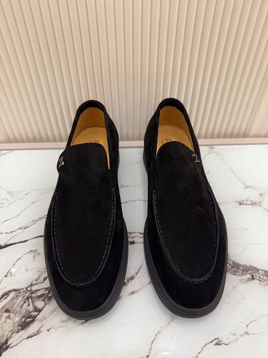 Мужские замшевые лоферы Ermenegildo Zegna