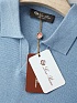 Мужское поло голубого цвета Loro Piana premium
