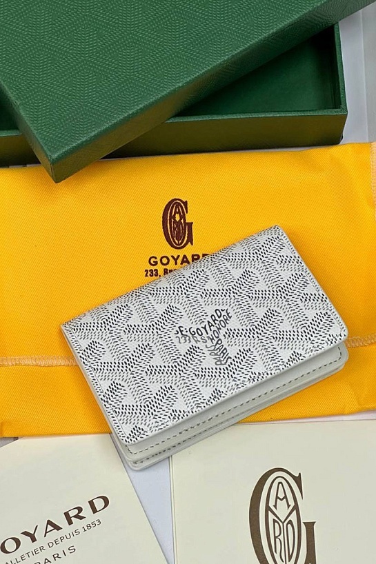 Кошелёк Goyard Malesherbes Premium 10.2x7x1.5 см - White