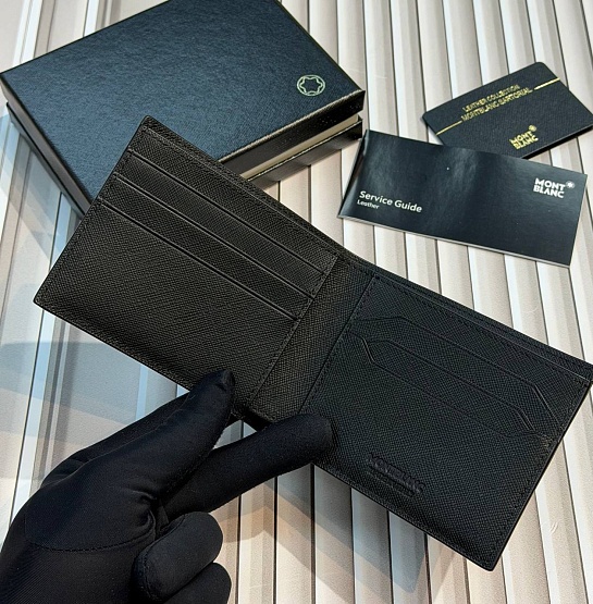 Кожаный кошелёк Montblanc Meistertuck Sartorial premium 11.5x9 см