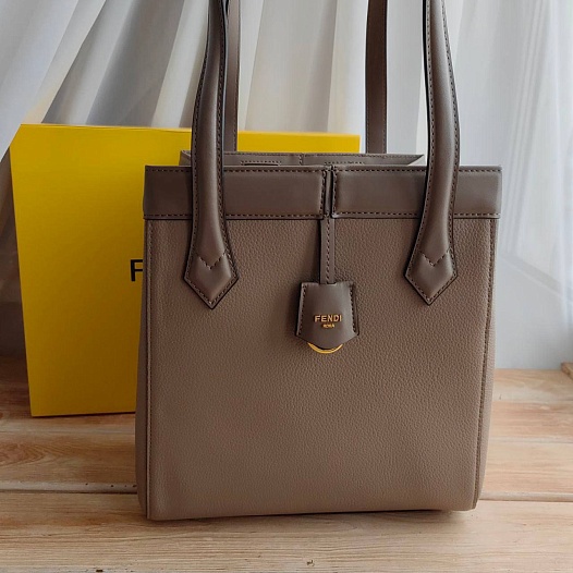 Кожаная сумка Fendi Origami Large 40x27 см   