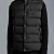 Чёрный жилет Moncler Herniaire logo-patch
