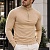 Мужской бежевый джемпер Lacoste Zip Neck