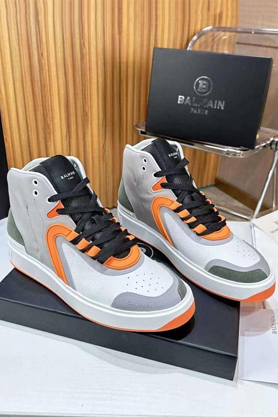 Кроссовки Balmain B-Skate High-Top - Grey