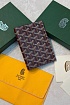 Кожаная обложка для паспорта Goyard Grenelle premium 14x10 см