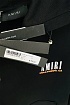 Мужское чёрное худи Amiri Bones logo-print