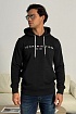 Мужское чёрное худи Tommy Hilfiger