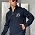 Кофта на молнии Armani Exchange logo-embroidered - Navy