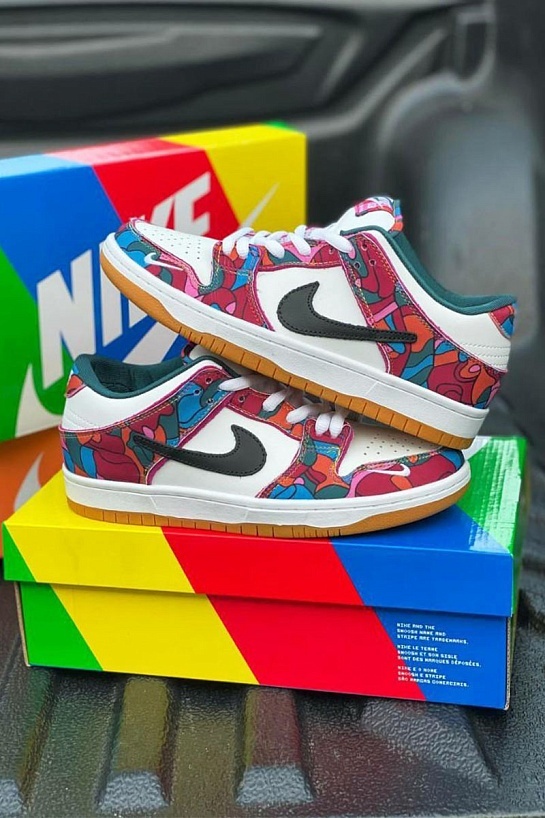 Кроссовки Parra x Nike SB Dunk Low "Abstract Art"