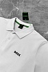 Мужское поло Hugo Boss белого цвета