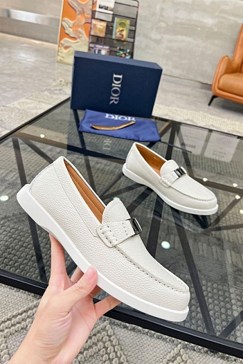Мужские кожаные лоферы Dior   