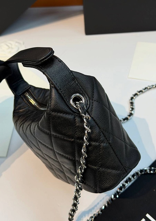 Кожаная сумка Chanel premium 18x12x6 см