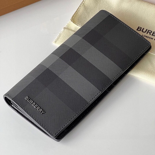 Кожаный бумажник Burberry Premium 19x10x2.5 см   