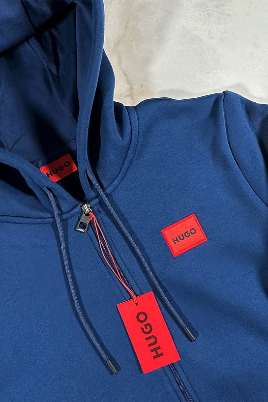 Утеплённая кофта на флисе Hugo Boss - Blue