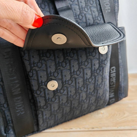 Рюкзак Dior Oblique Jacquard 42x30 см - Black