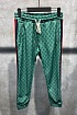 Мужские брендовые штаны Gucci Web Stripe - Green