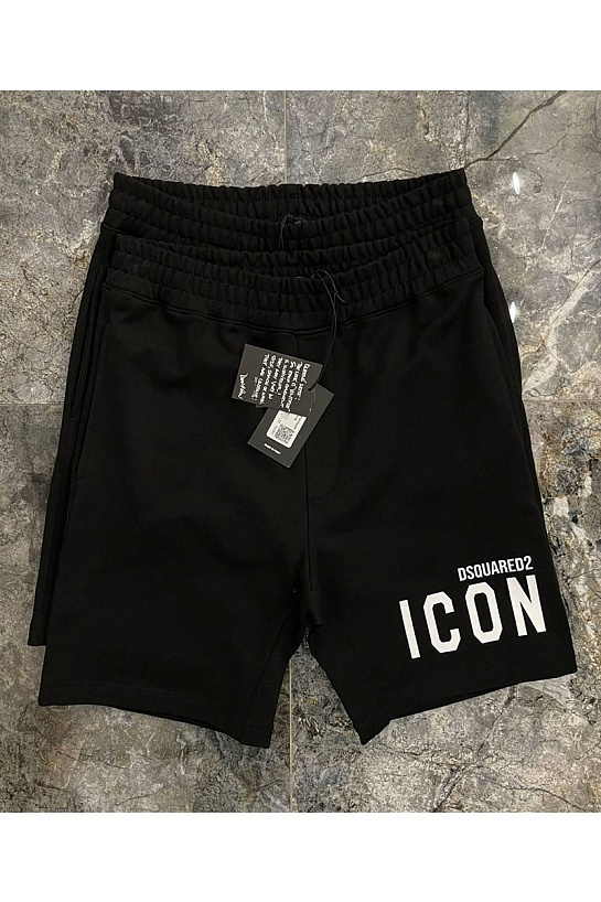 Мужские шорты Dsquared2 "ICON" - Black