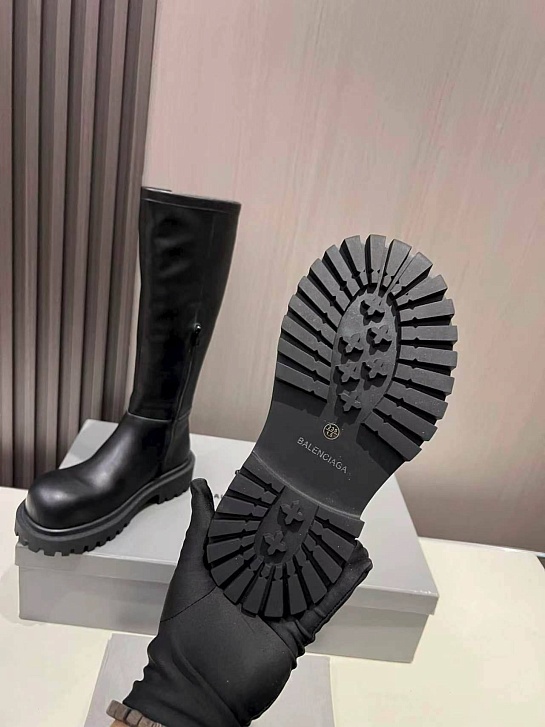 Женские кожаные сапоги Balenciaga premium