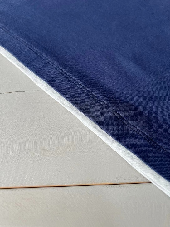 Футболка Brunello Cucinelli Premium layered-effect - Dark Blue