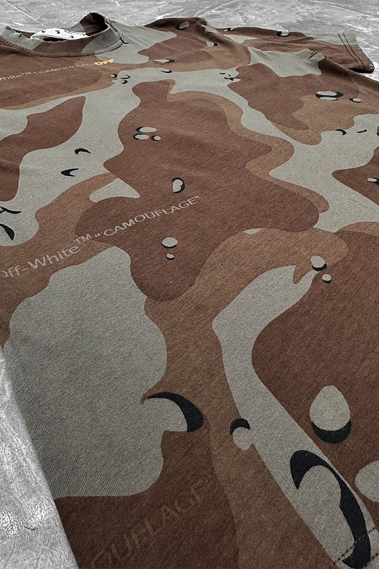 Оверсайз футболка Off-White Arrows Camo