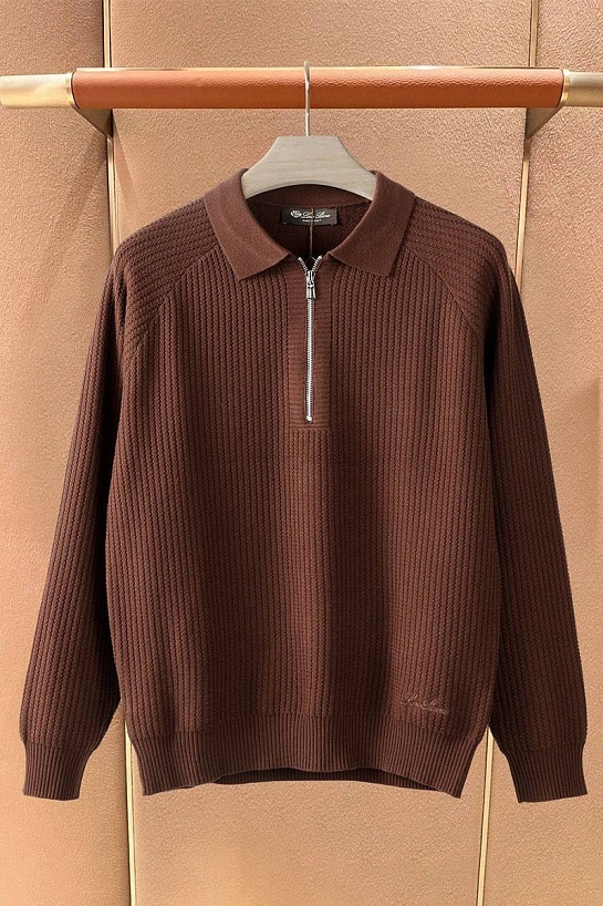 Мужской свитер Loro Piana premium - Brown