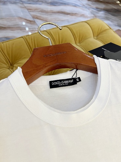 Мужская футболка Dolce & Gabbana Premium - White   