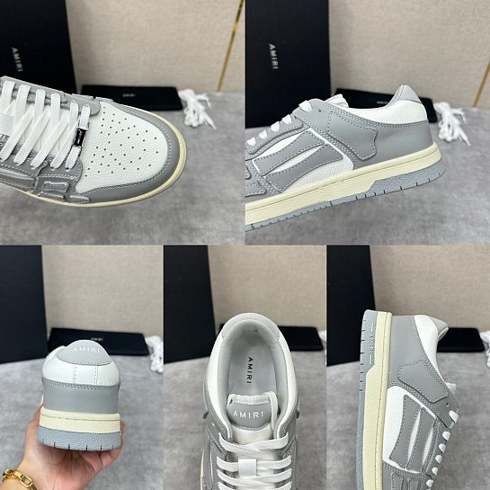 Кожаные кроссовки Amiri Skel low-top