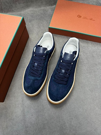 Мужские кроссовки Loro Piana Tennis Walk - Navy   