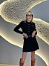Женский чёрный костюм двойка MIU MIU